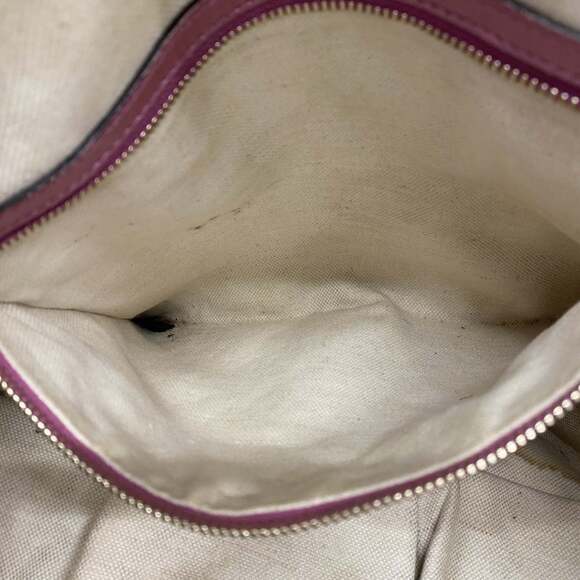 Gucci GG Canvas Tote Bag 269957 Brown Pink Champagne 2-Way for Women - Picture 13 of 14
